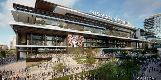 ملعب نيسان في ولاية تينيسي سيستقبل ألعاب وفعاليات من عام 2027