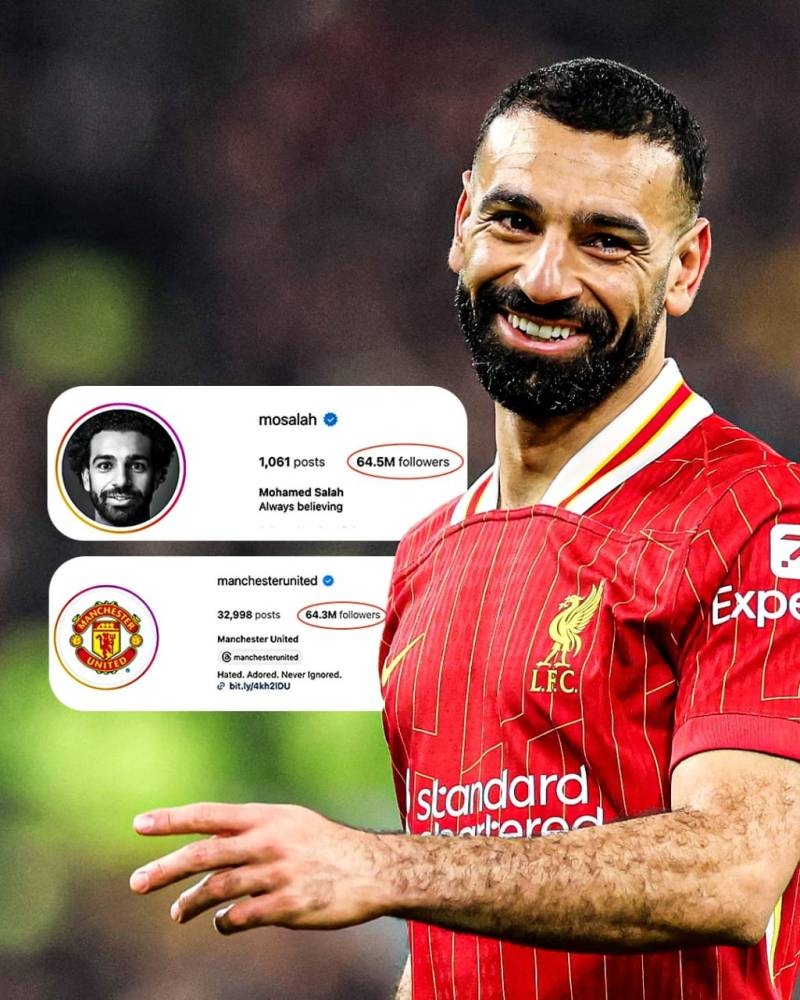 محمد صلاح يتفوق